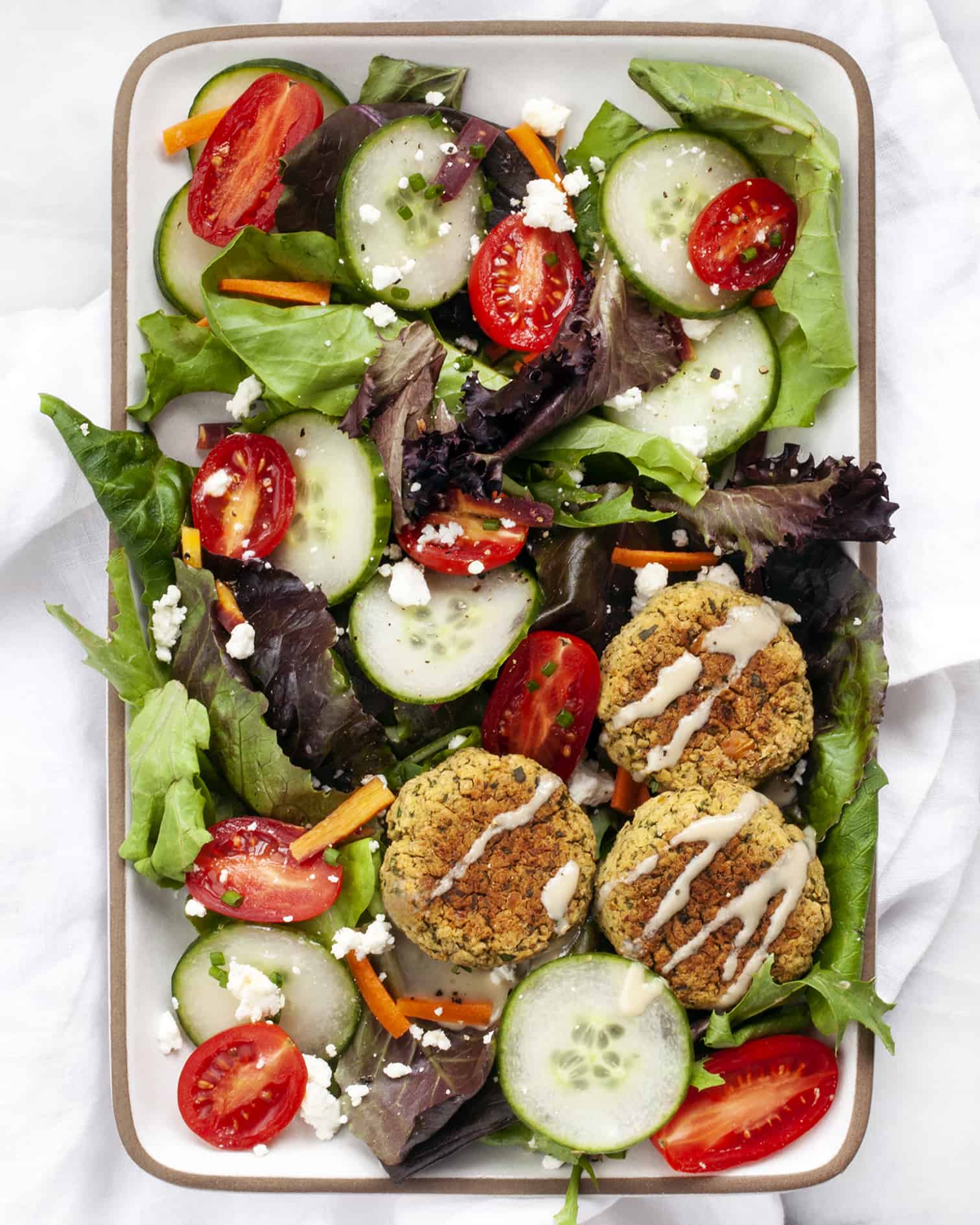 Baked Falafel Salad | Last Ingredient