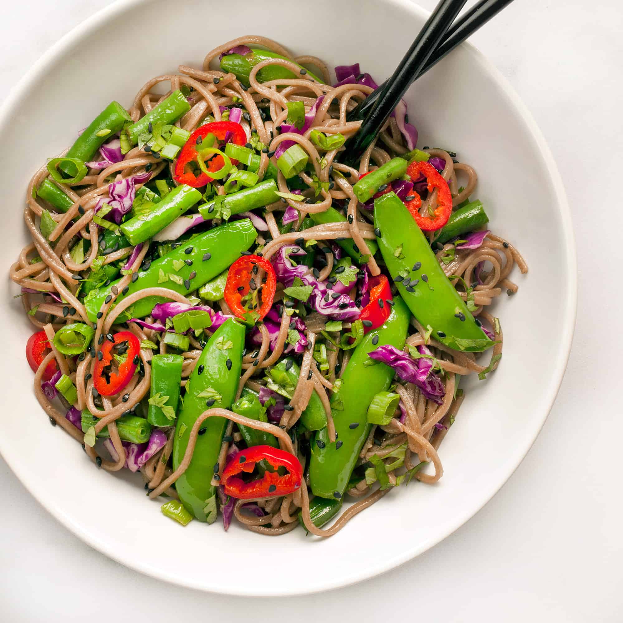 Sesame Soba Noodles With Snap Peas And Green Beans Last Ingredient