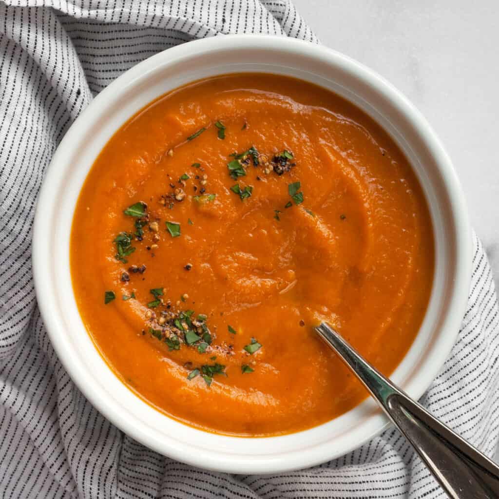 Easy Roasted Carrot Soup - Last Ingredient