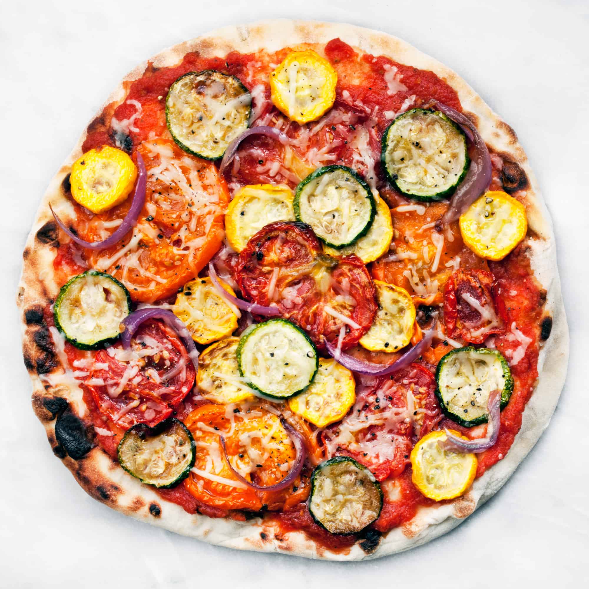 Grilled Roasted Vegetable Pizza | Last Ingredient