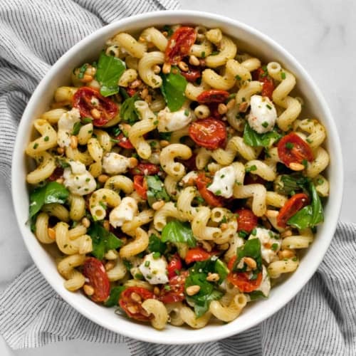 Roasted Tomato Pesto Pasta Salad | Last Ingredient