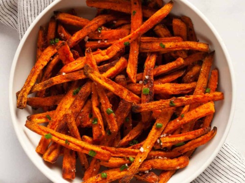 Baked Sweet Potato Fries Recipe — Eat This Not That