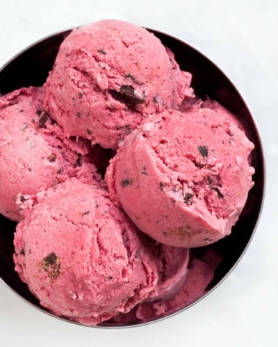 Black Raspberry Chocolate Chip Ice Cream | Last Ingredient