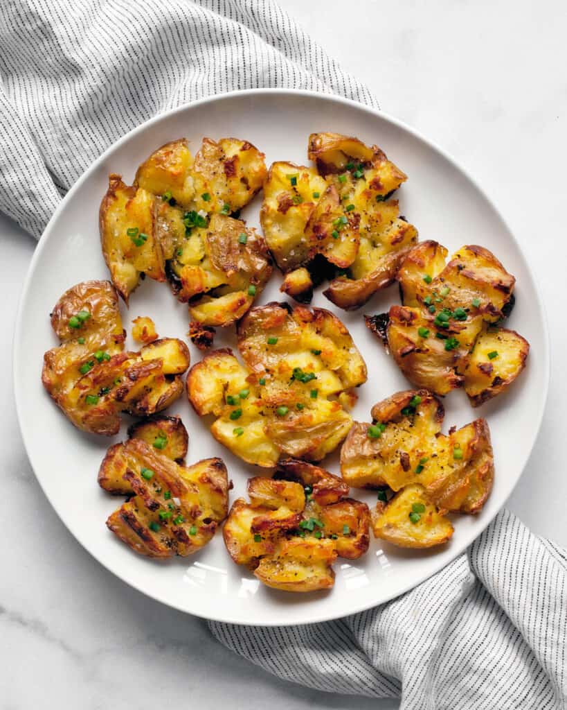 Easy Smashed Roasted Potatoes - Last Ingredient