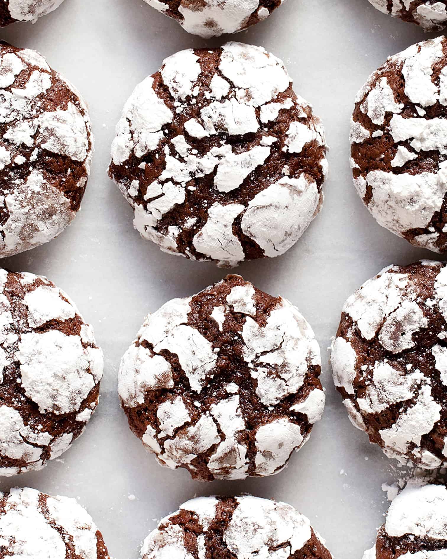 Classic Chocolate Crinkle Cookies - Last Ingredient