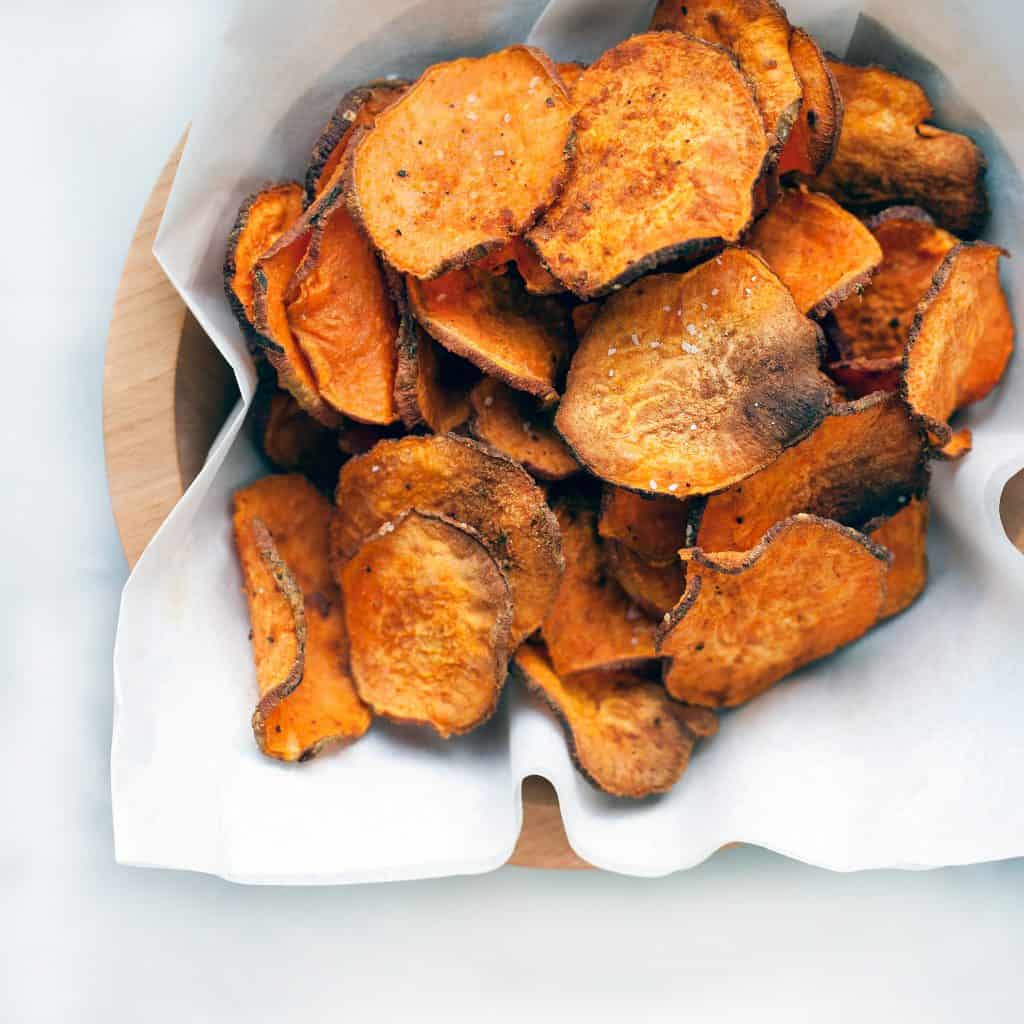 Baked Sweet Potato Chips with Paprika and Cumin | Last Ingredient