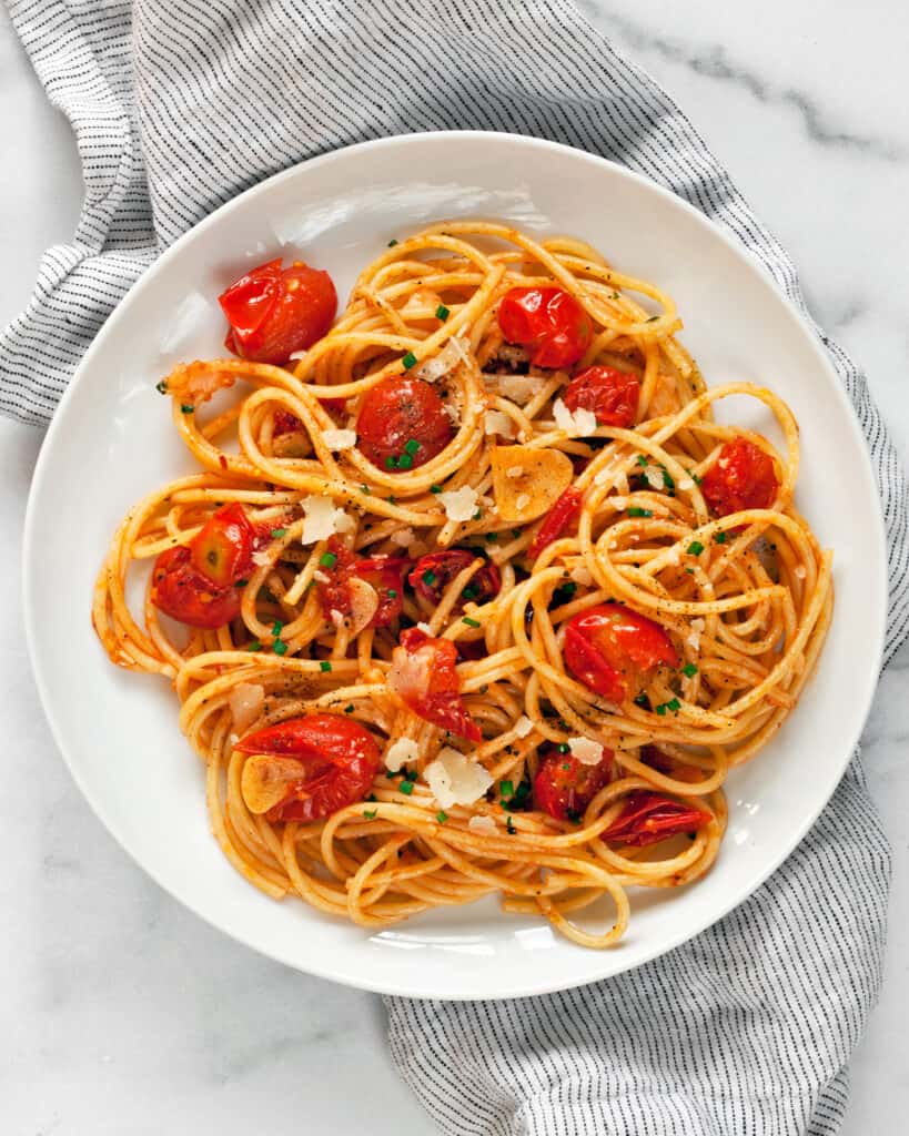 20-Minute Burst Cherry Tomato Pasta | Last Ingredient