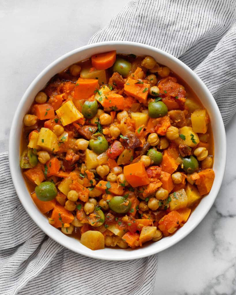 Root Vegetable Tagine with Sweet Potatoes and Carrots | Last Ingredient