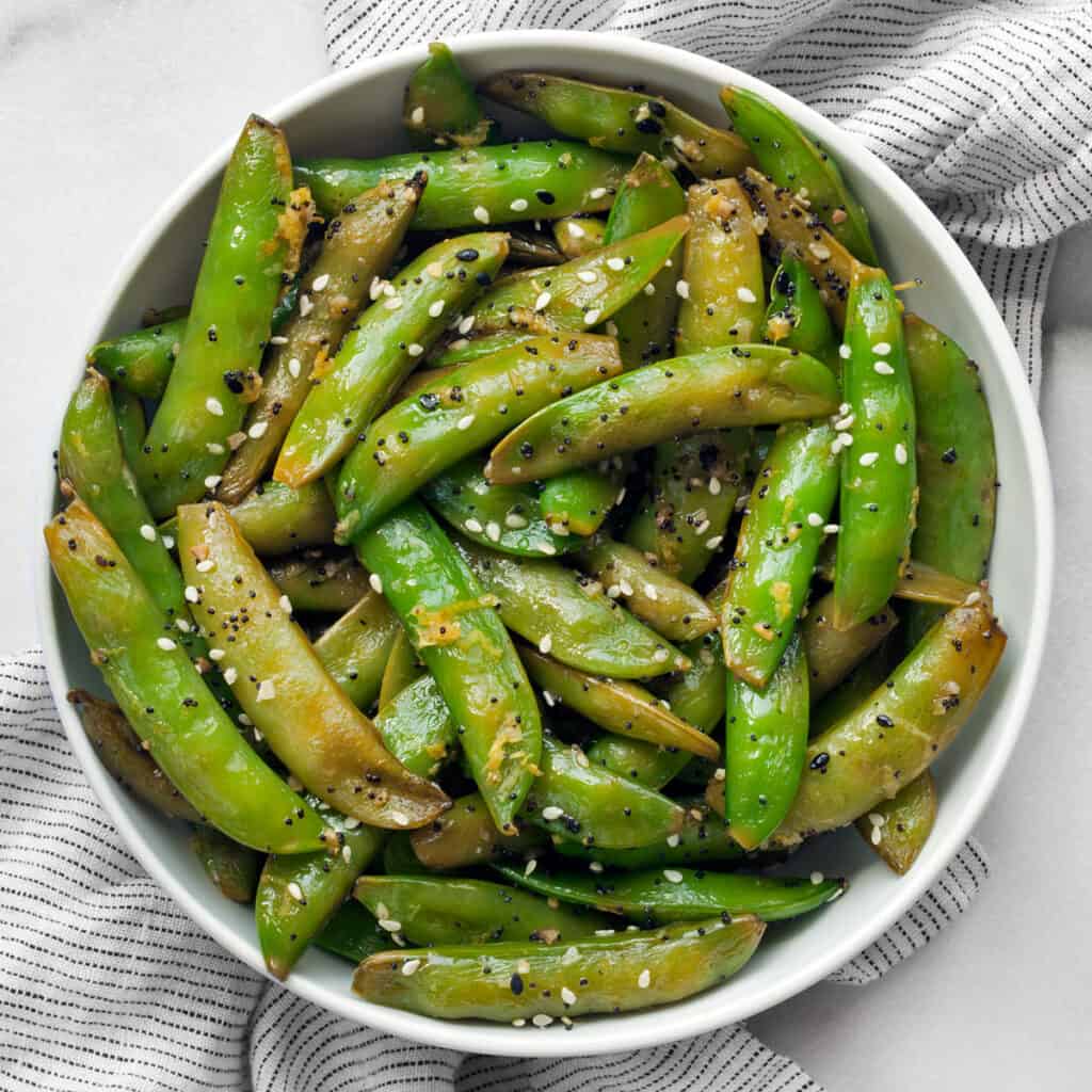 6-Ingredient Sautéed Sugar Snap Peas - Last Ingredient