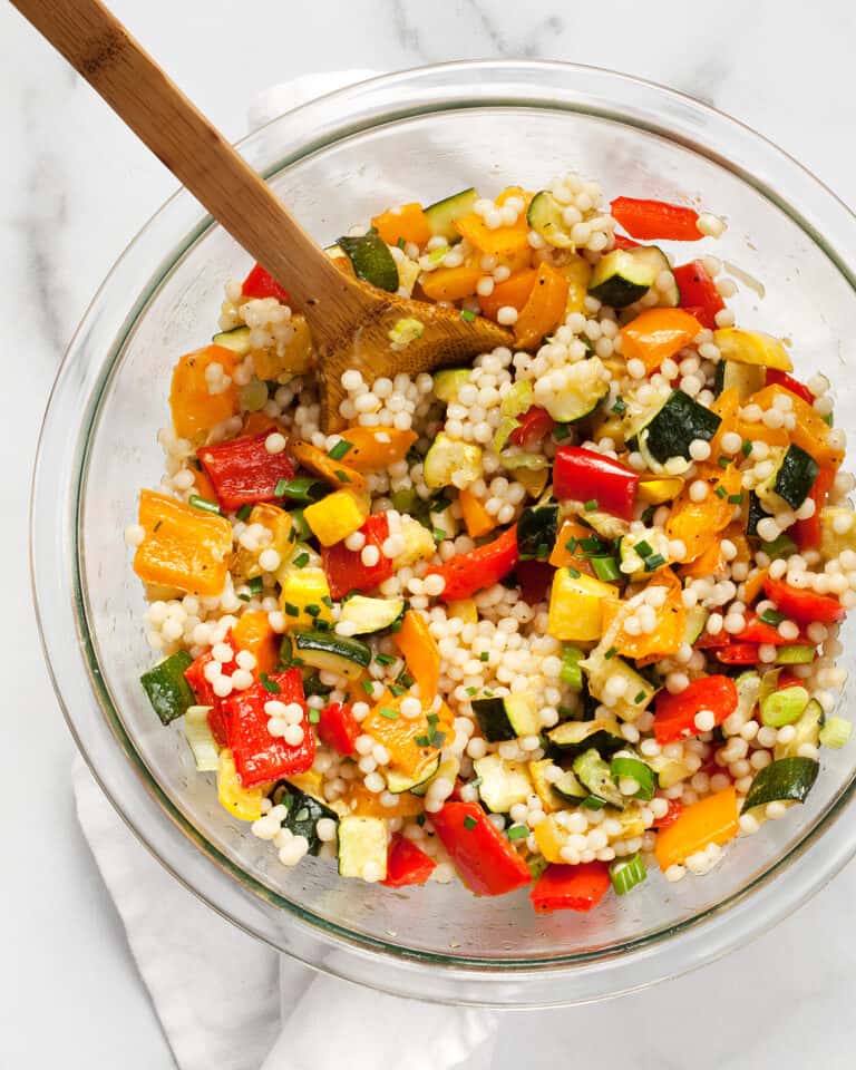 Roasted Vegetable Lemon Tahini Couscous | Last Ingredient