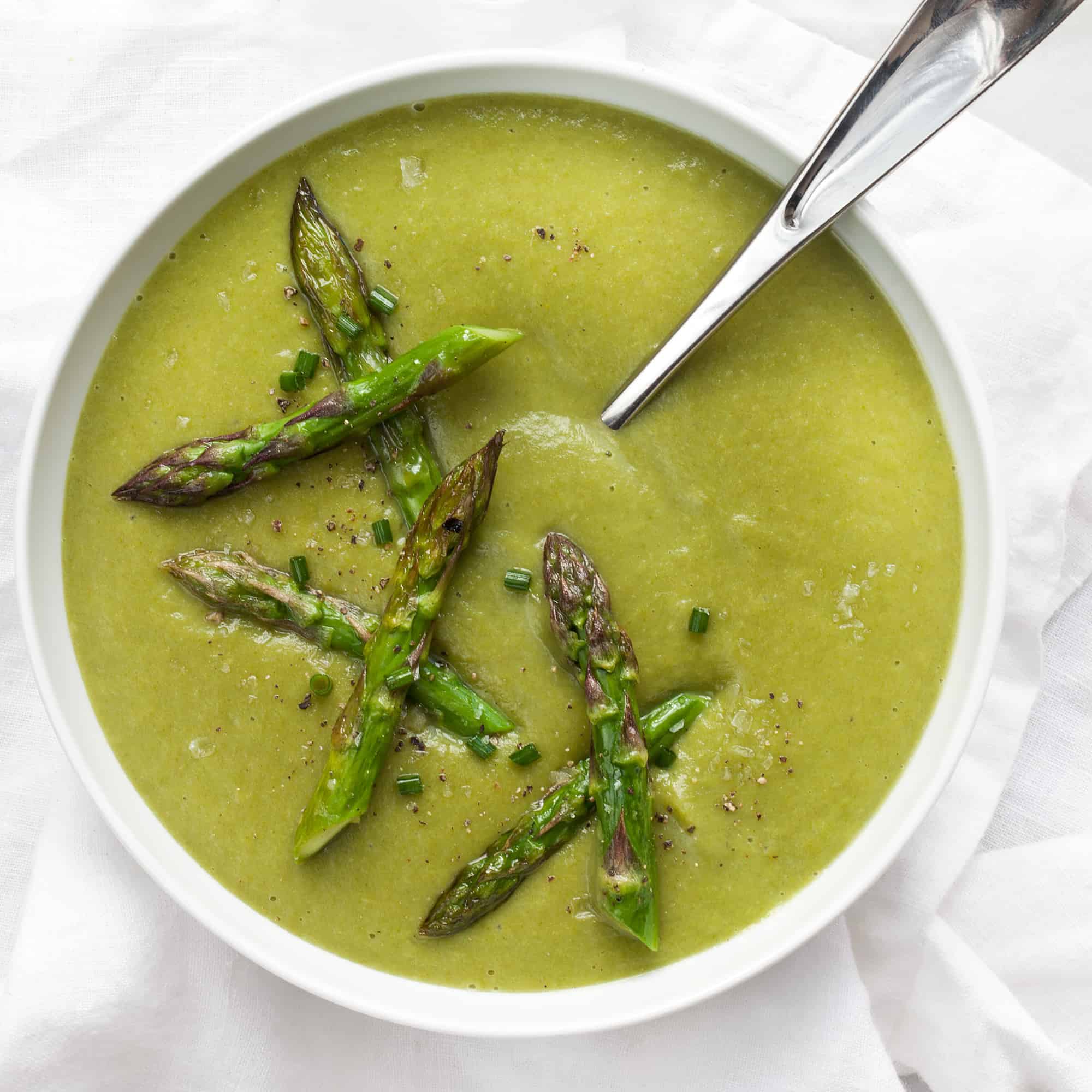 Roasted Asparagus Soup - Last Ingredient