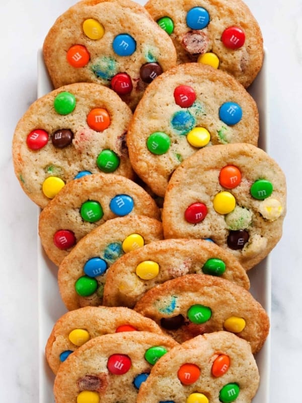 Crispy M&M Cookies