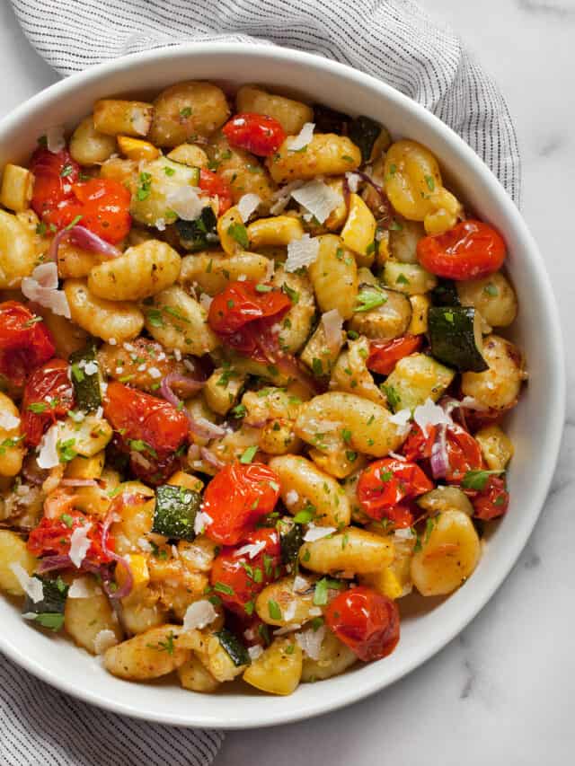 Crispy Sheet Pan Gnocchi And Vegetables - Last Ingredient