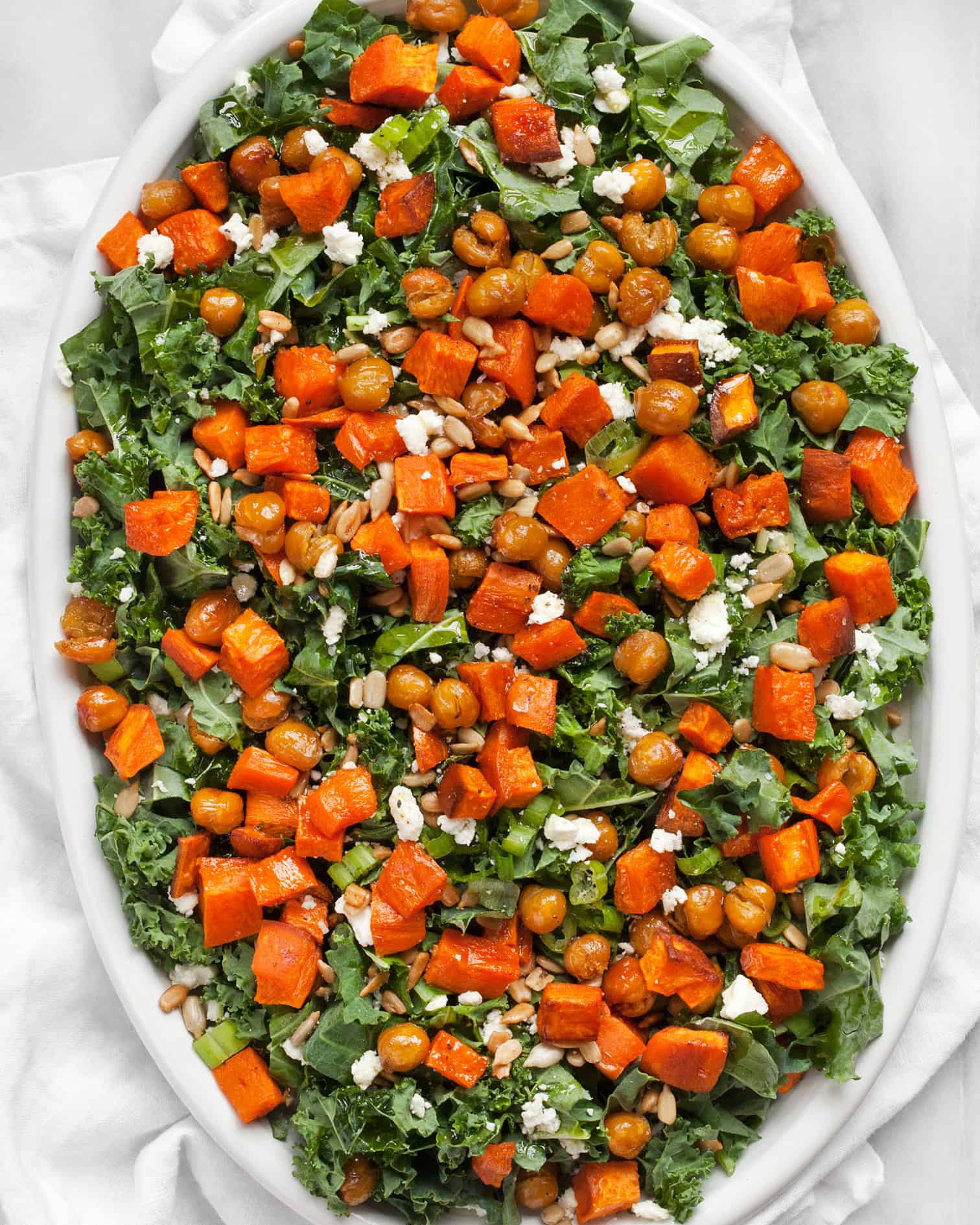 Sweet Potato Chickpea Kale Salad - Last Ingredient