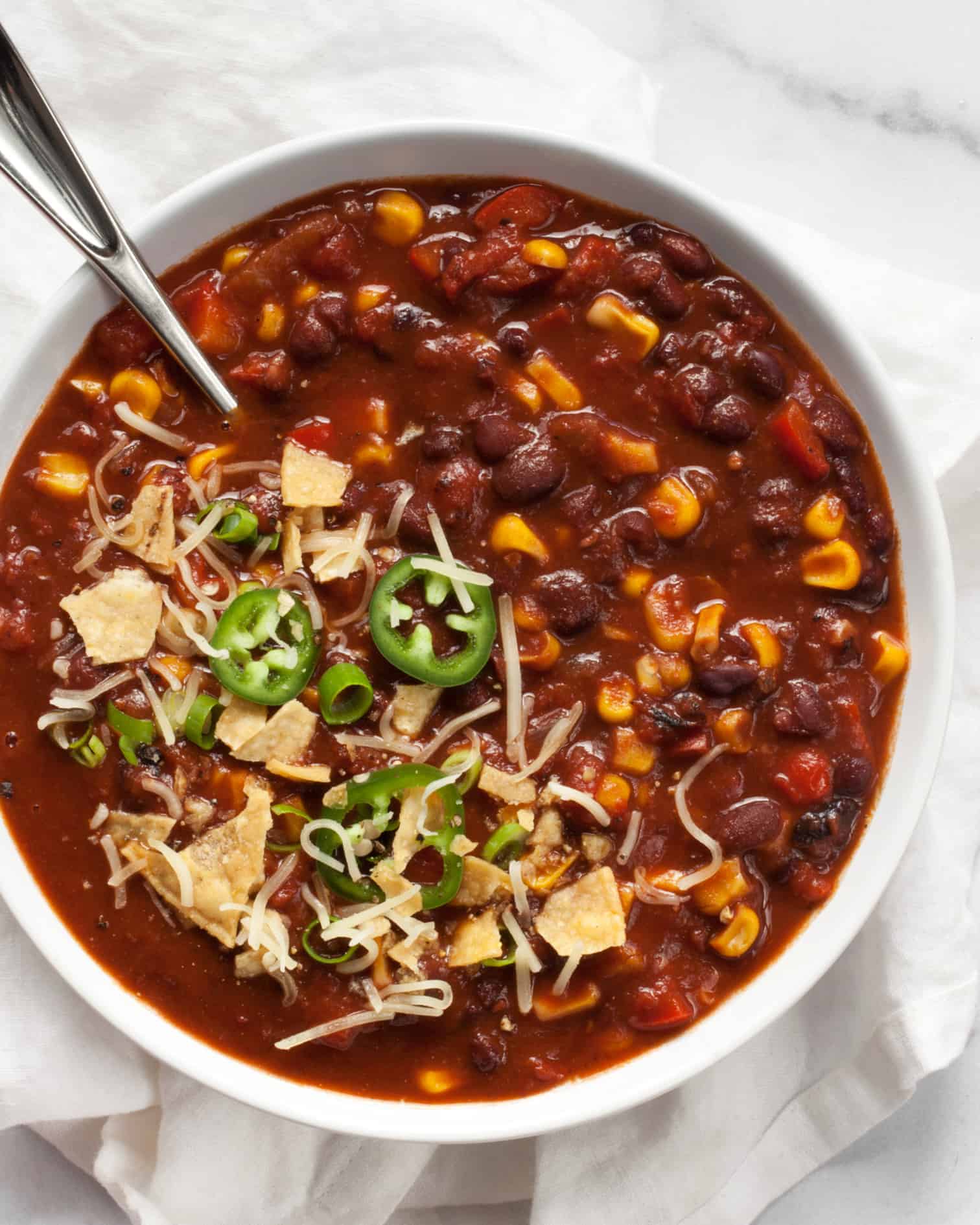 Vegetarian Chipotle Black Bean Chili Last Ingredient