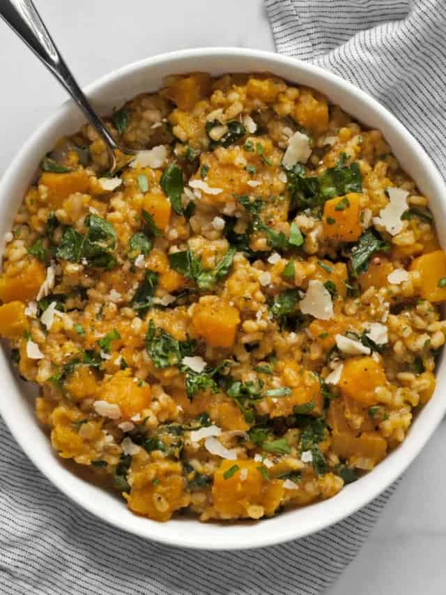 Easy Butternut Squash Risotto - Last Ingredient