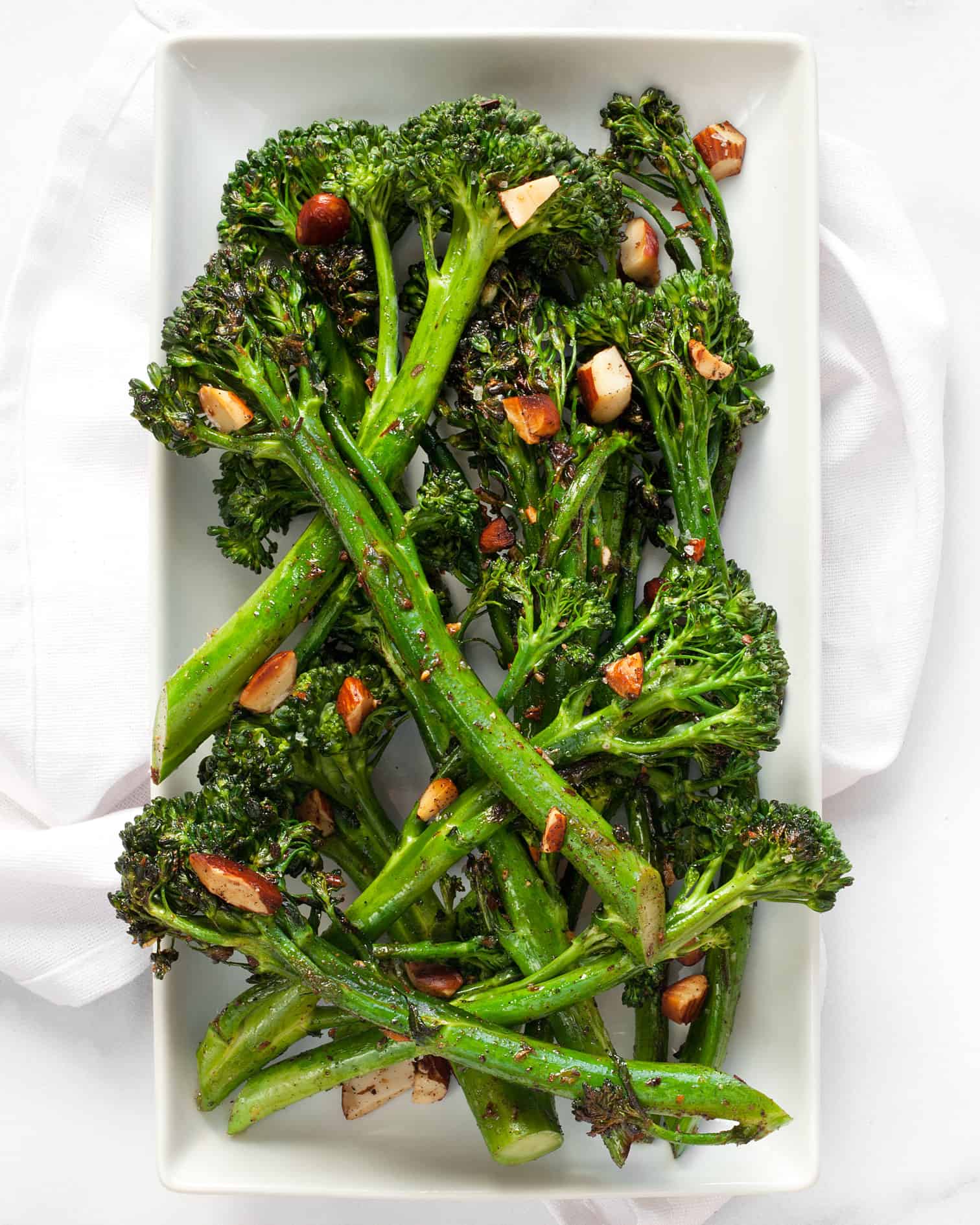 Sautéed Broccolini With Spiced Almonds Last Ingredient