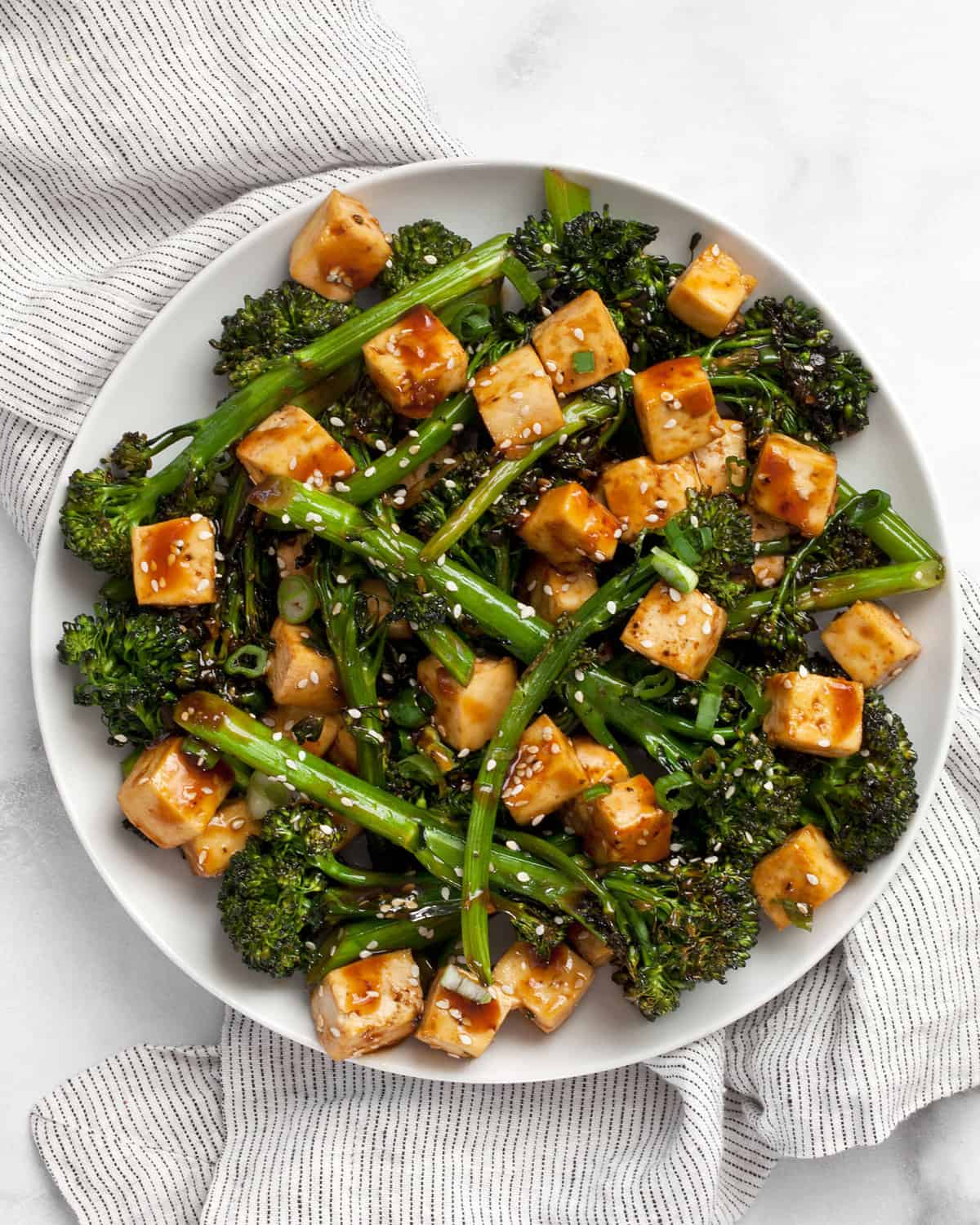 Baked Teriyaki Tofu with Broccolini - Last Ingredient