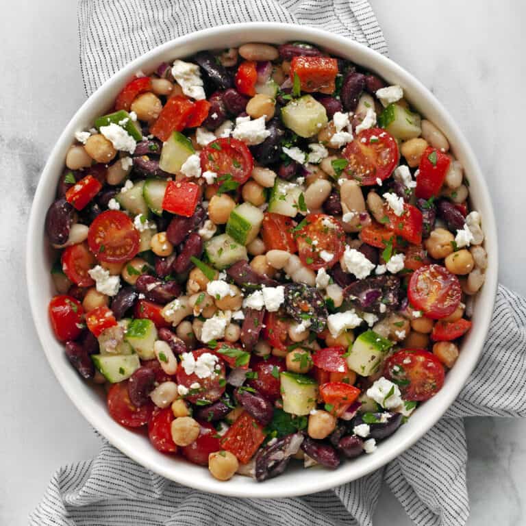 Mediterranean Bean Salad (Three Bean Salad) - Last Ingredient