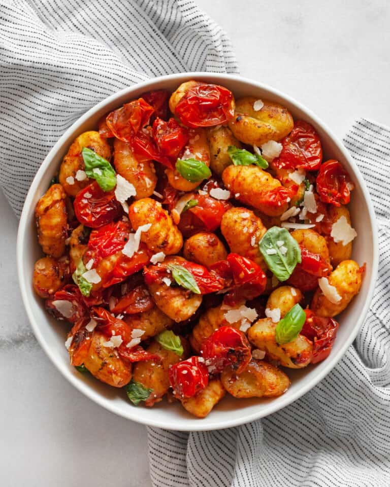 Sheet Pan Cherry Tomato Gnocchi - Last Ingredient