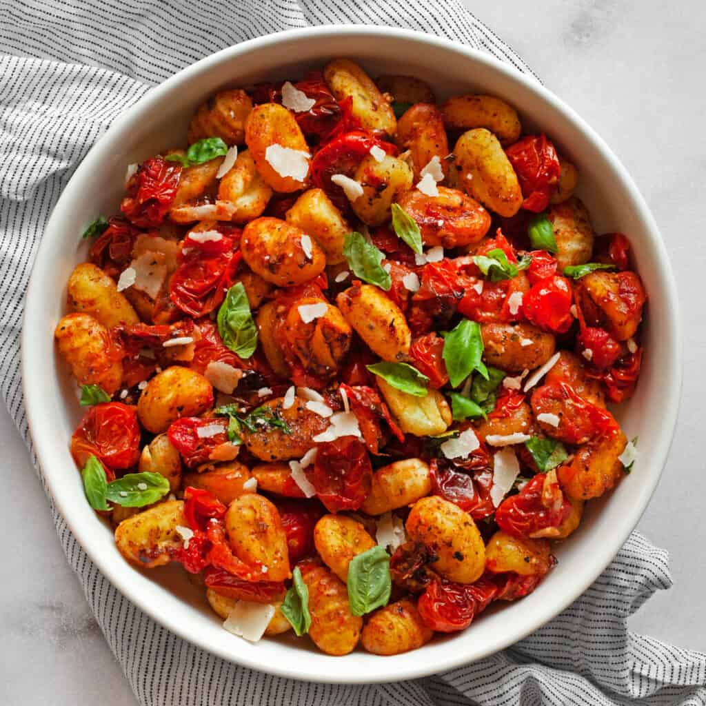 Sheet Pan Cherry Tomato Gnocchi - Last Ingredient