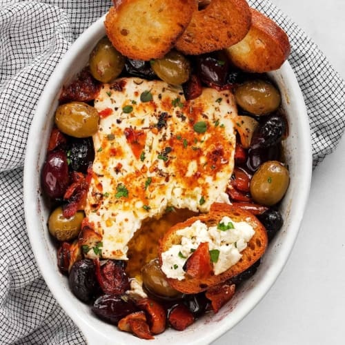 Baked Feta with Tomatoes and Olives | Last Ingredient