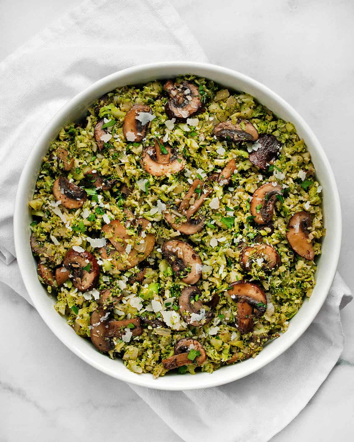 Balsamic Mushroom Broccoli Rice | Last Ingredient