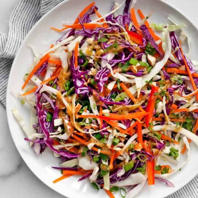 Asian Cabbage Salad with Almonds & Ginger - Last Ingredient