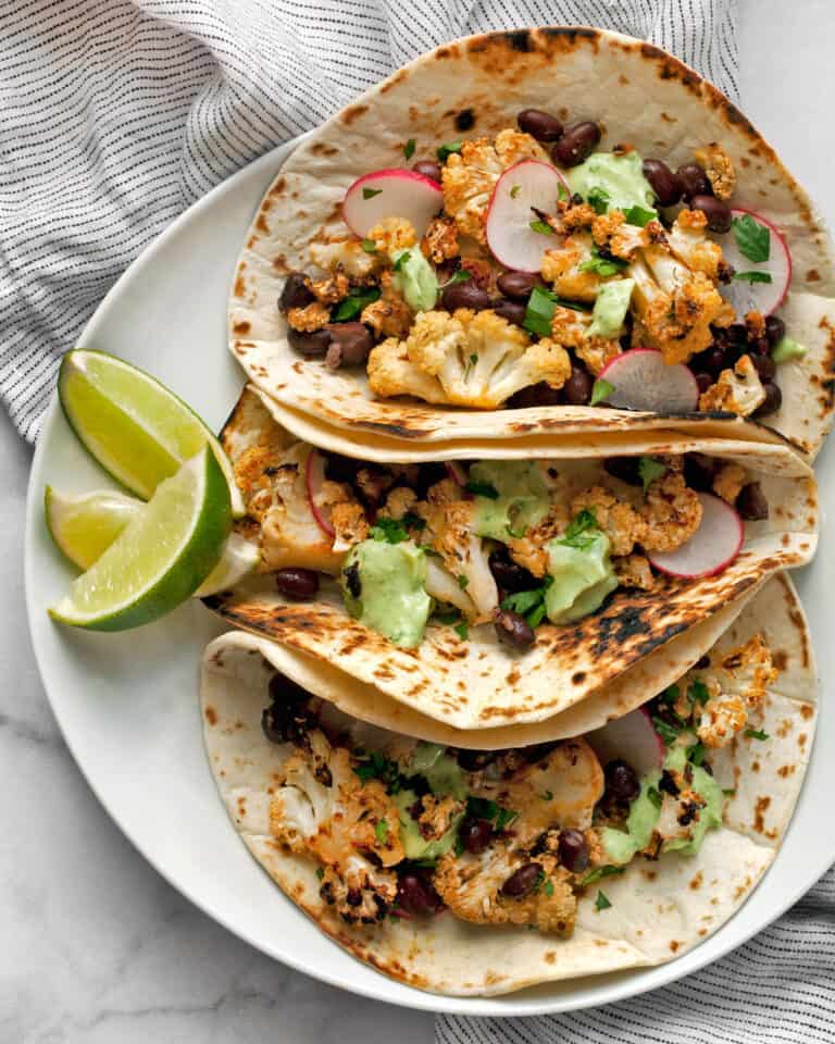 Chipotle Roasted Cauliflower Tacos - Last Ingredient