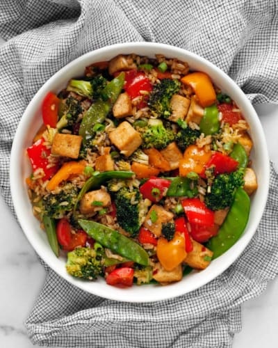 Ginger Garlic Veggie Tofu Stir-Fry - Last Ingredient