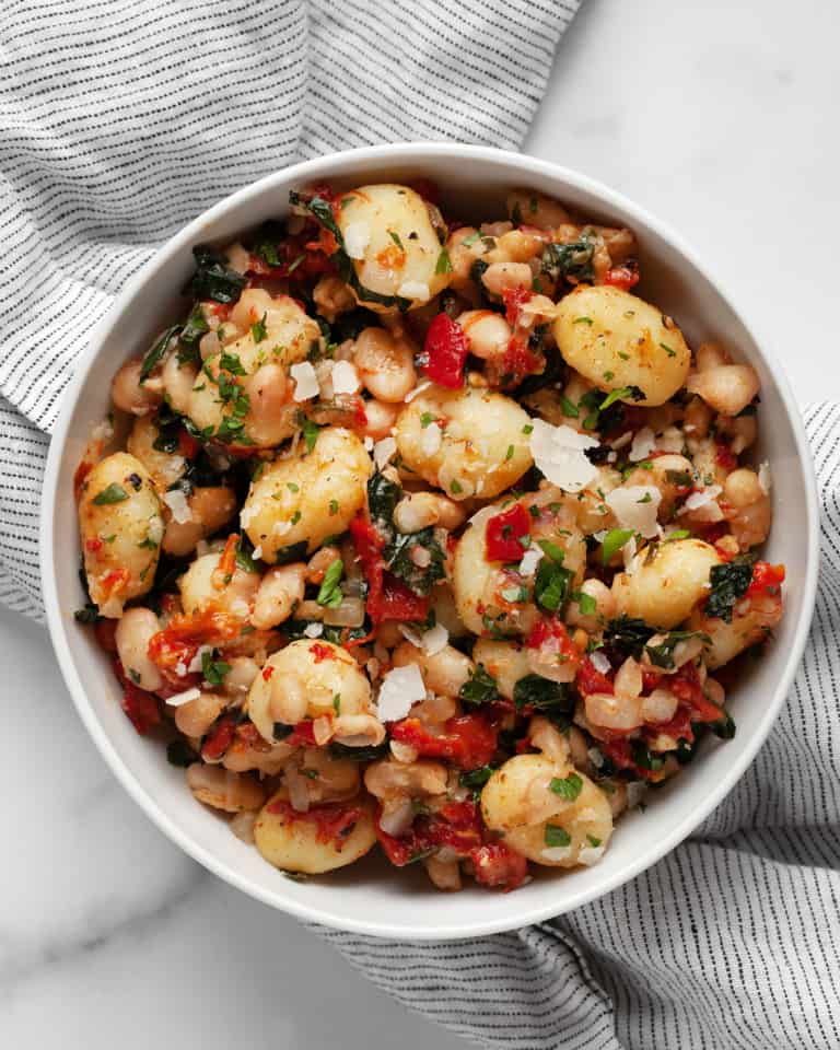 Skillet Gnocchi with Red Peppers & White Beans - Last Ingredient