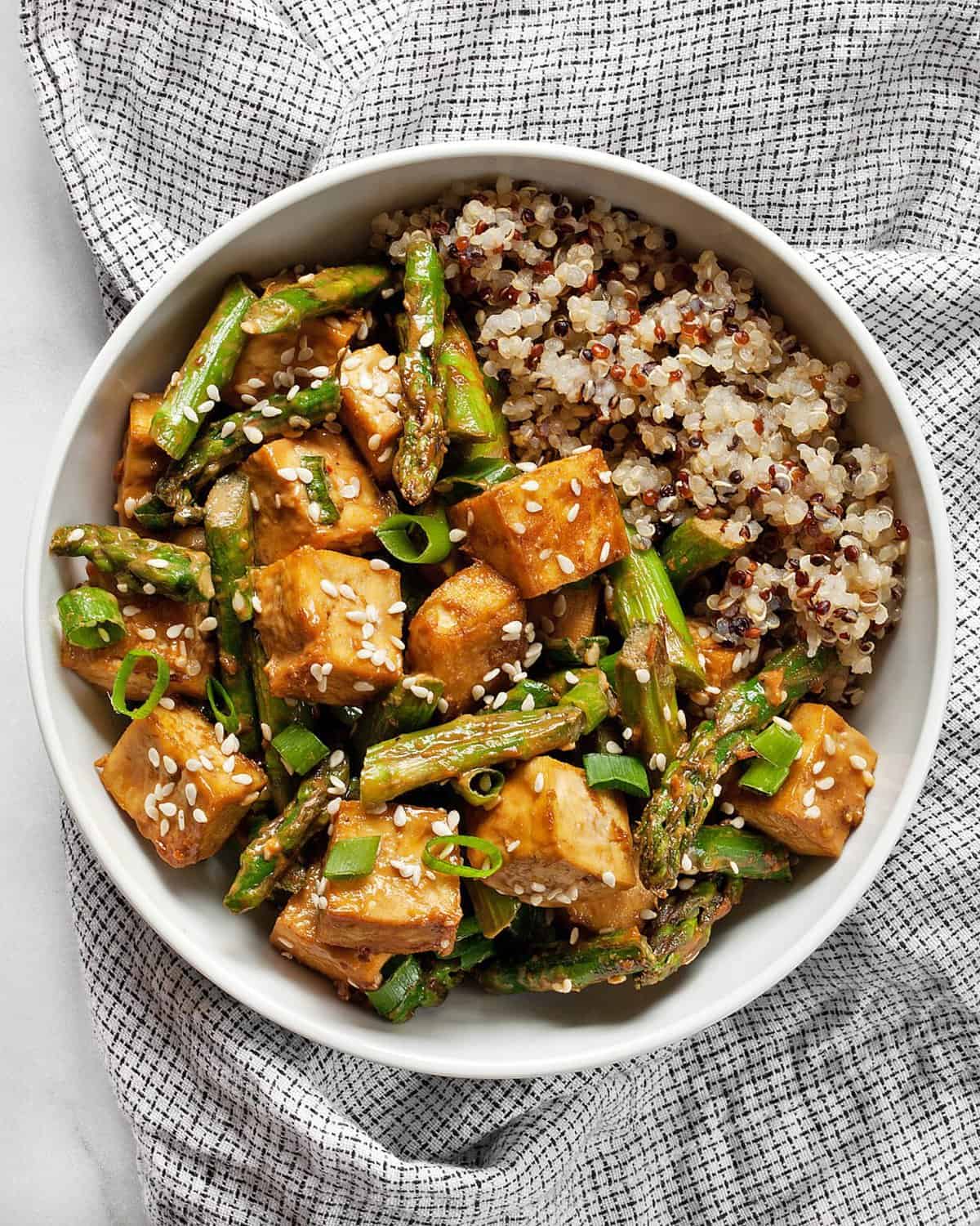 Sheet Pan Sesame Tofu Asparagus - Last Ingredient