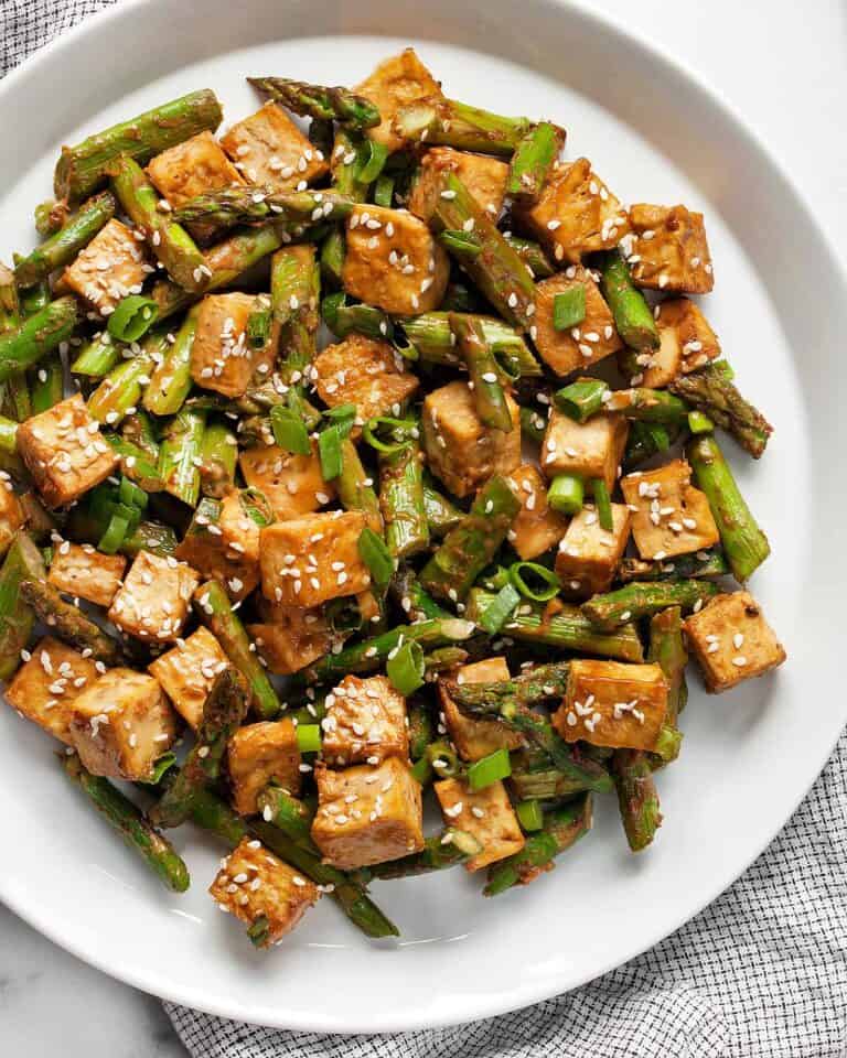 Sheet Pan Sesame Tofu and Asparagus - Last Ingredient