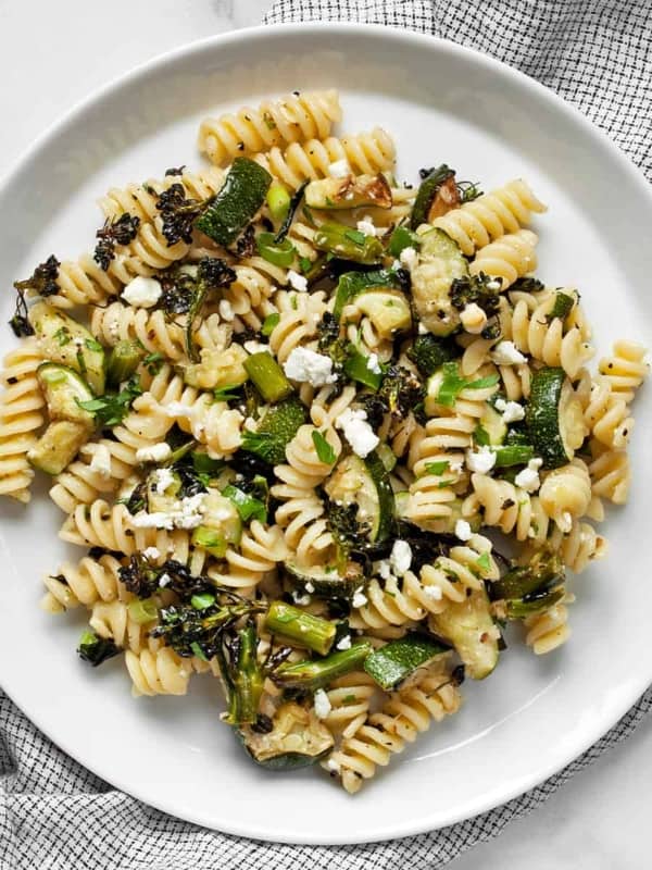 Roasted Broccolini Zucchini Pasta Salad8