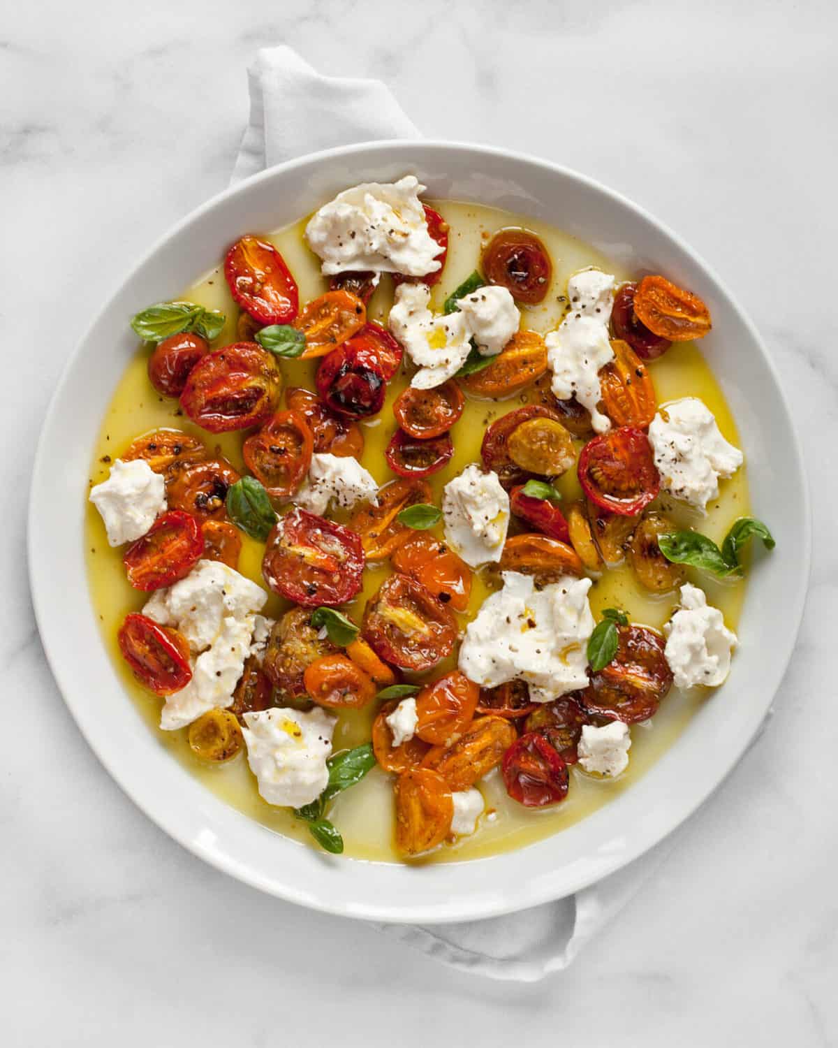 Burrata with Roasted Tomatoes and Garlic | Last Ingredient