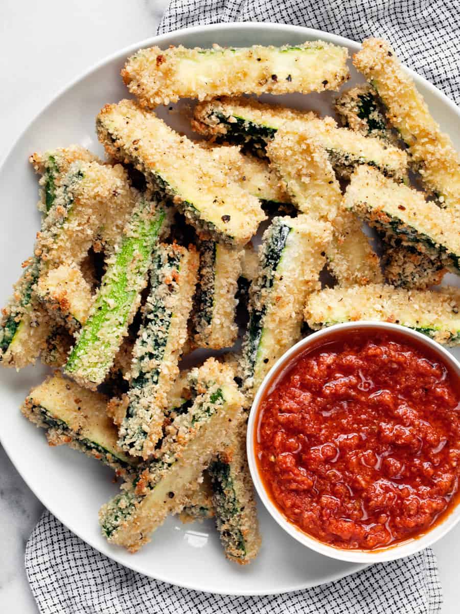 Healthy Baked Zucchini French Fries - Last Ingredient