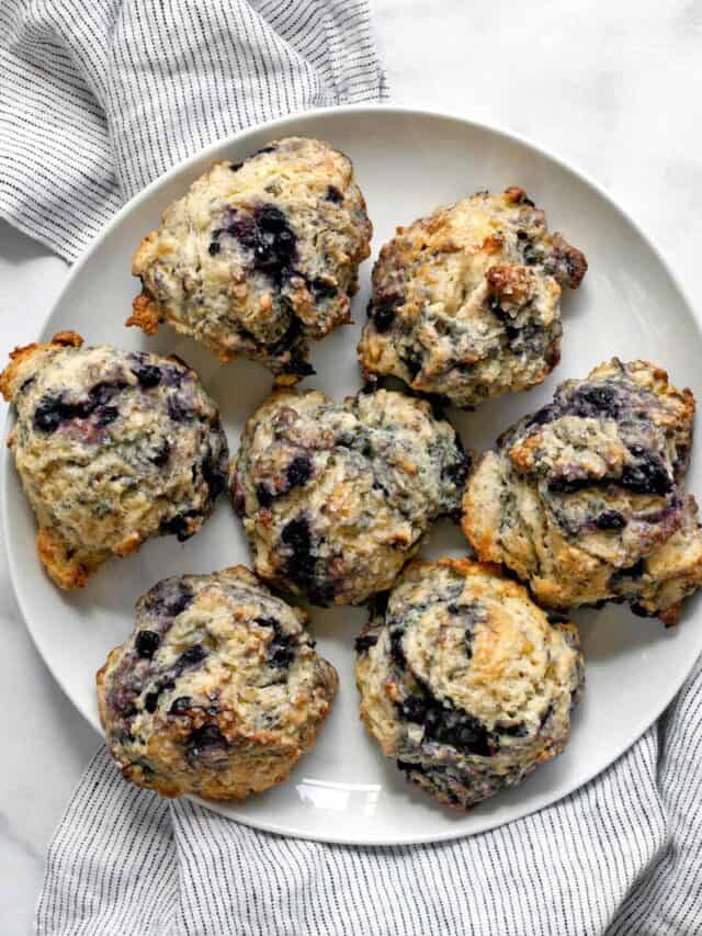 Easy Blueberry Scones - Last Ingredient