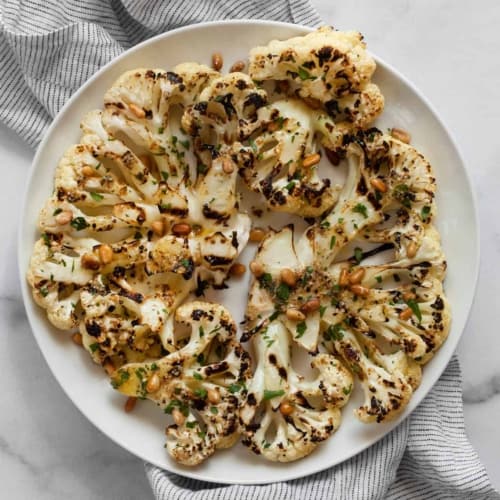 Lemon Pepper Cauliflower Steaks - Last Ingredient