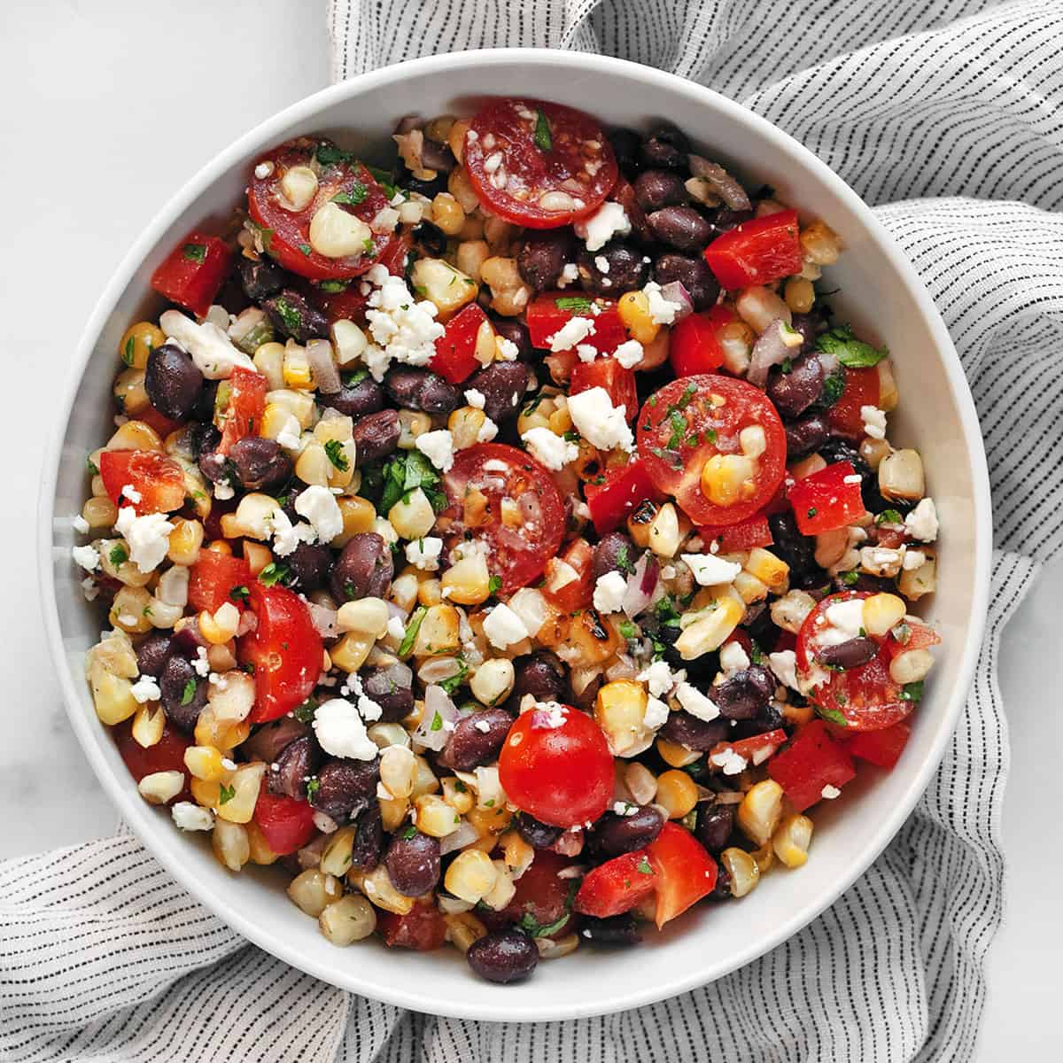 Black Bean and Corn Salad with Grilled Corn | Last Ingredient