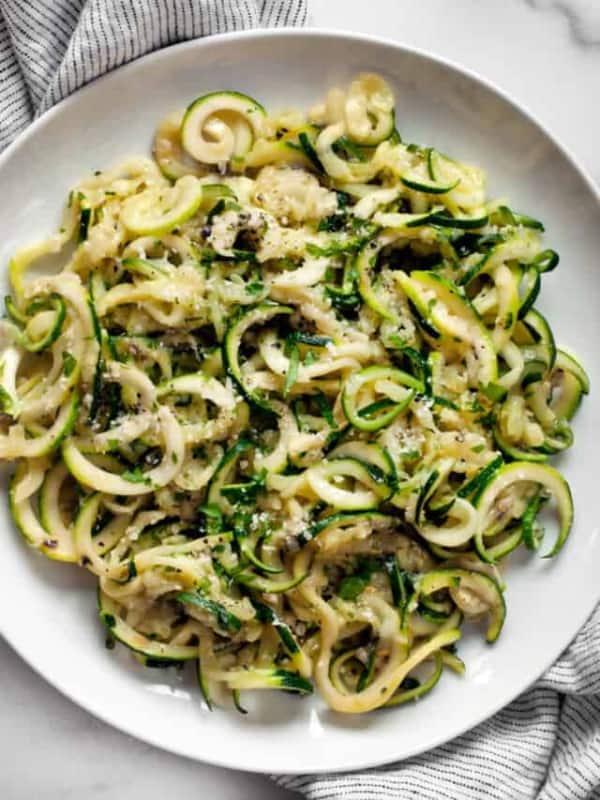 Zucchini Cacio e Pepe