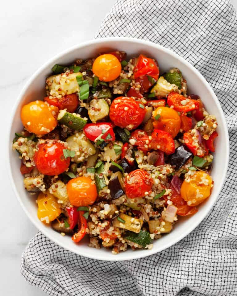 Oven Roasted Ratatouille Quinoa | Last Ingredient