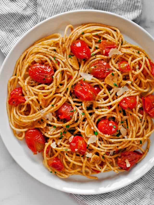 Burst Cherry Tomato Pasta - Last Ingredient