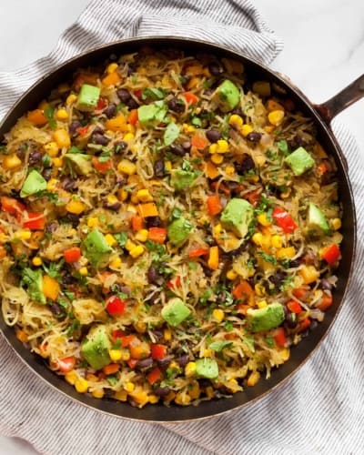 Southwestern Spaghetti Squash with Black Beans - Last Ingredient