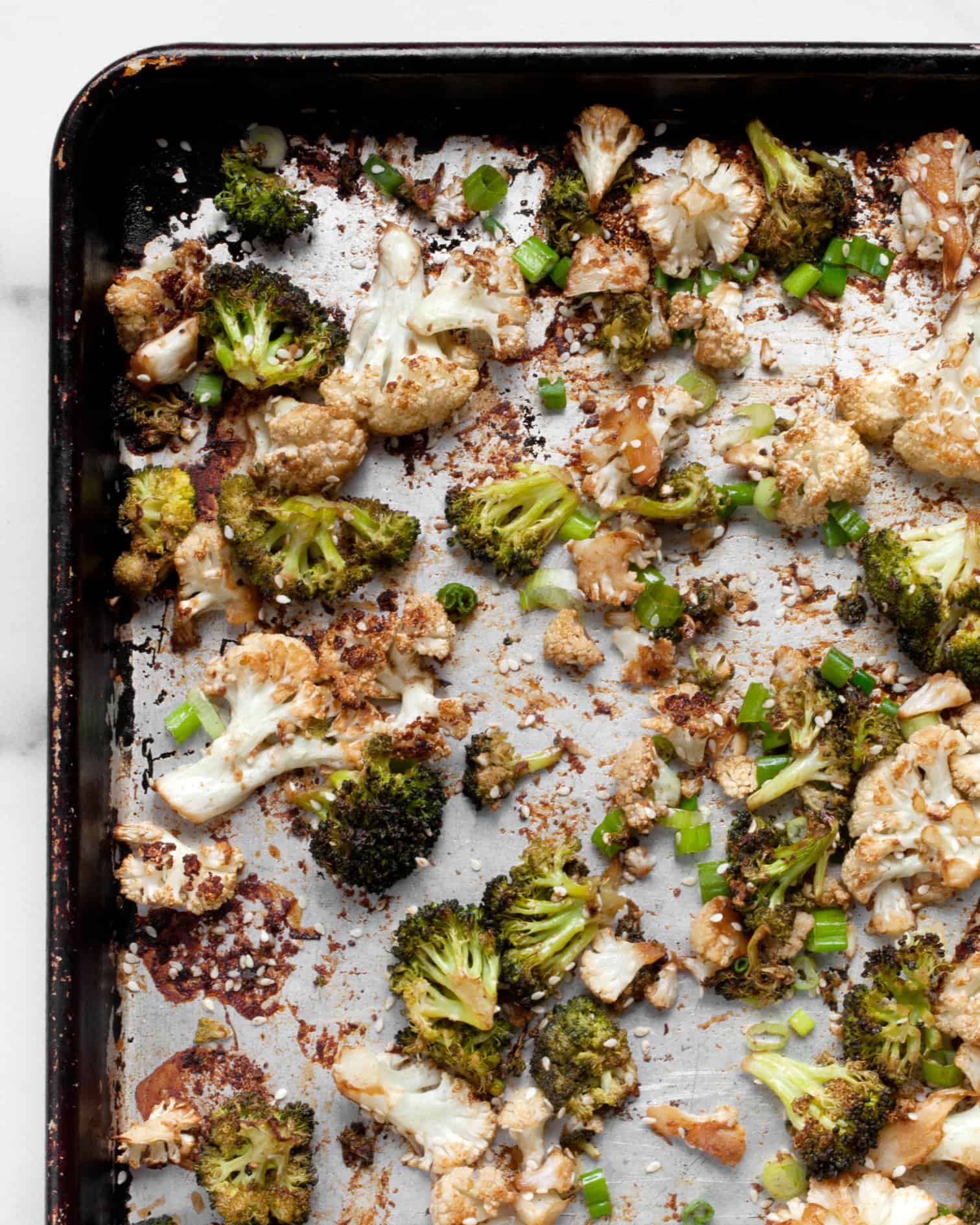 Roasted Broccoli and Cauliflower with Tahini | Last Ingredient