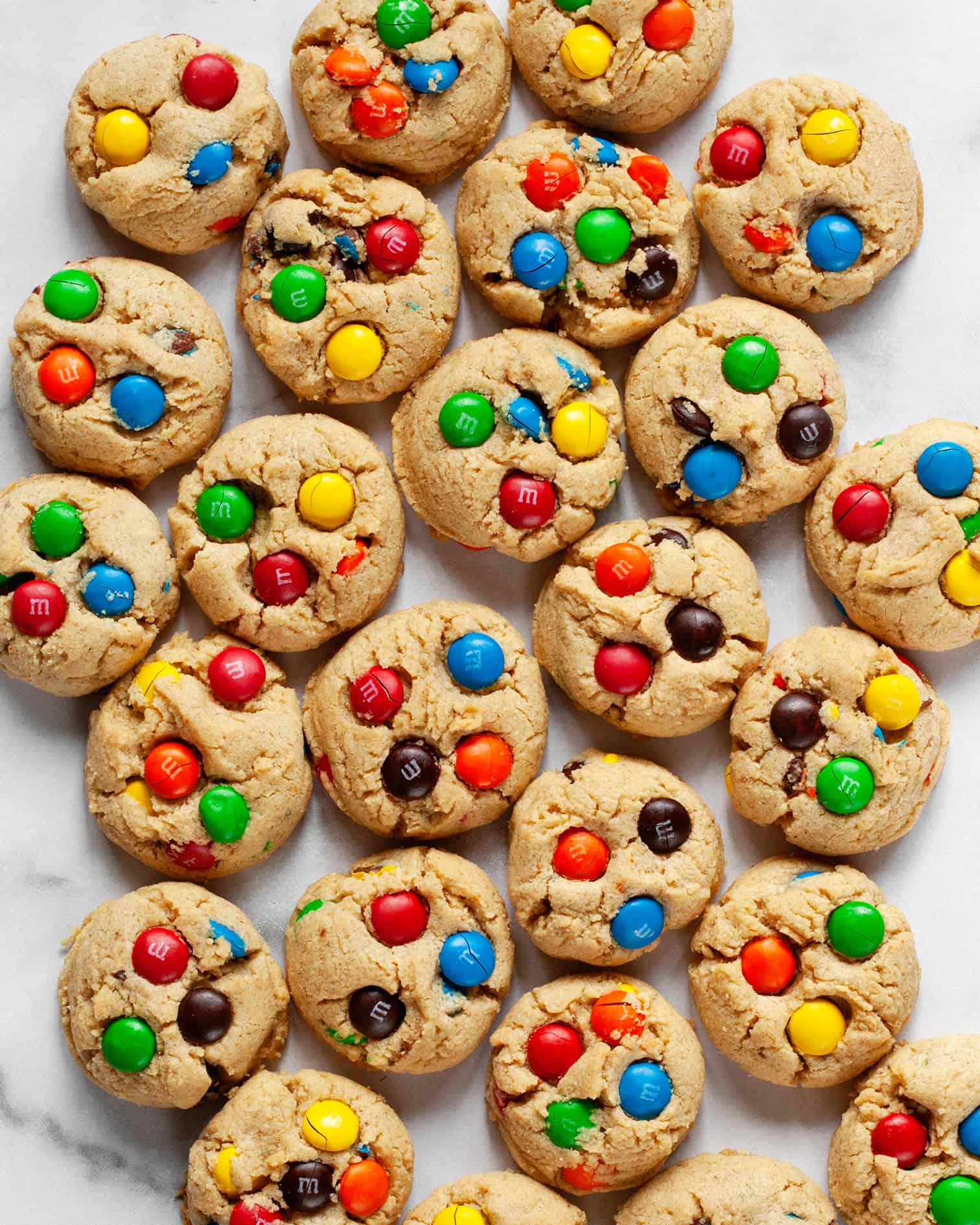 Peanut Butter M&M Cookies - Num's the Word