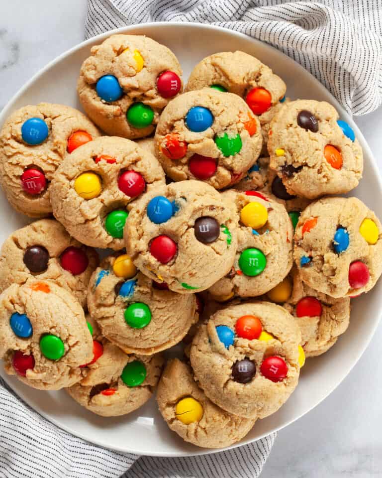 Peanut Butter m&m Cookies - Last Ingredient