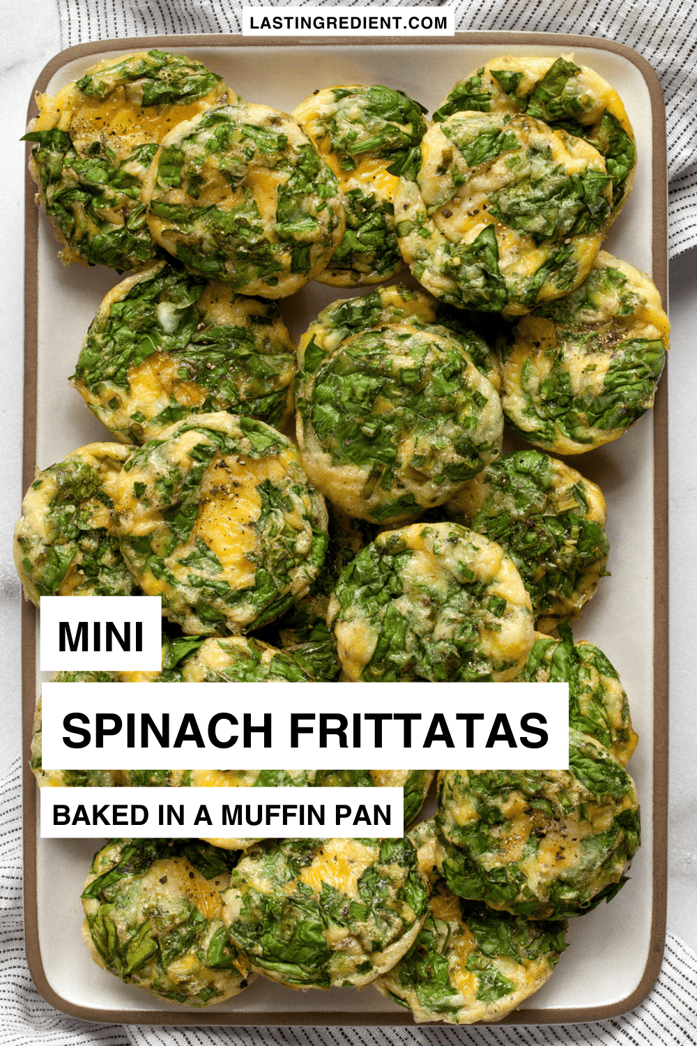 Mini Frittatas with Spinach & Parmesan - Last Ingredient