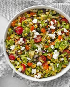 Mexican Chopped Salad with Grilled Corn - Last Ingredient