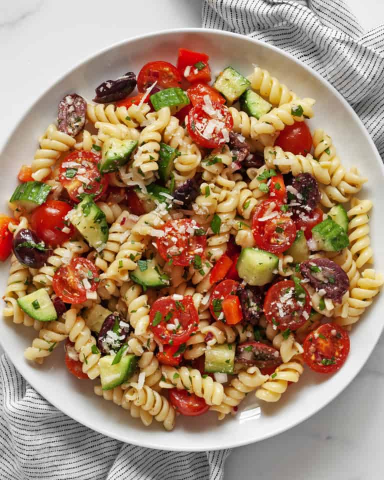 Classic Pasta Salad with Italian Dressing - Last Ingredient