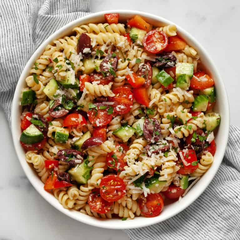 Classic Pasta Salad with Italian Dressing - Last Ingredient